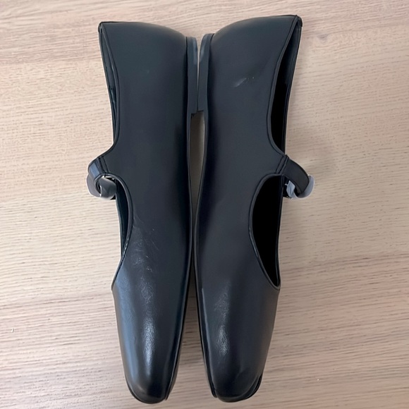 COS Pleated Leather Mary Jane Ballet flats - Picture 5 of 13